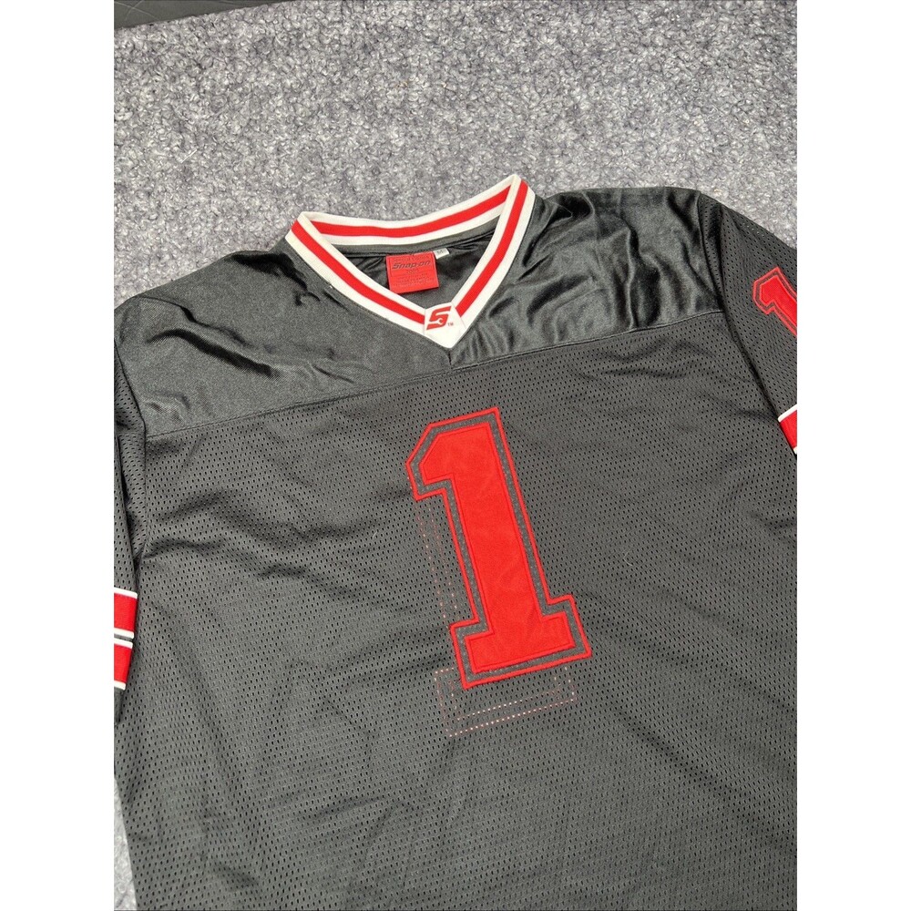 Snap On Tools Jersey Special Edition 2009 #1 Black Red Mens M  Sewn